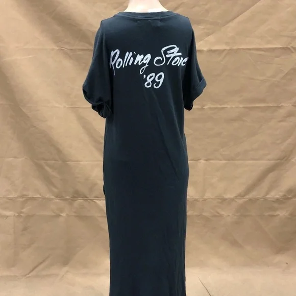 Free People x Daydreamer Rolling Stones 89 Maxi Top in Black sz XS NWT - Picture 3 of 10